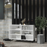 Credenza-Buffet-Armadio da cucina Bianca 103,5x35x70 cm in Legno Multistrato 551363
