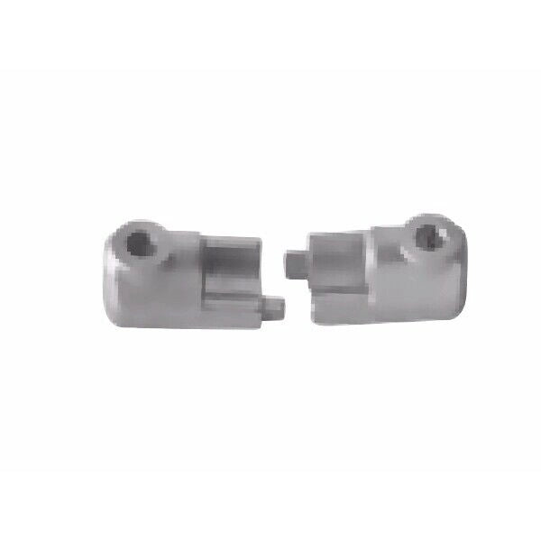 COPPIA SEMI-STAFFE PER ATTACCO ATTUATORI SERIE KIMO GRIGIO NEKOS 4010085 NUOVO