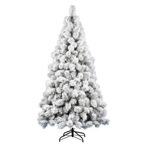 Amicasa 8009534015575 Albero Natale Sintetico Verde innevato colore Verde