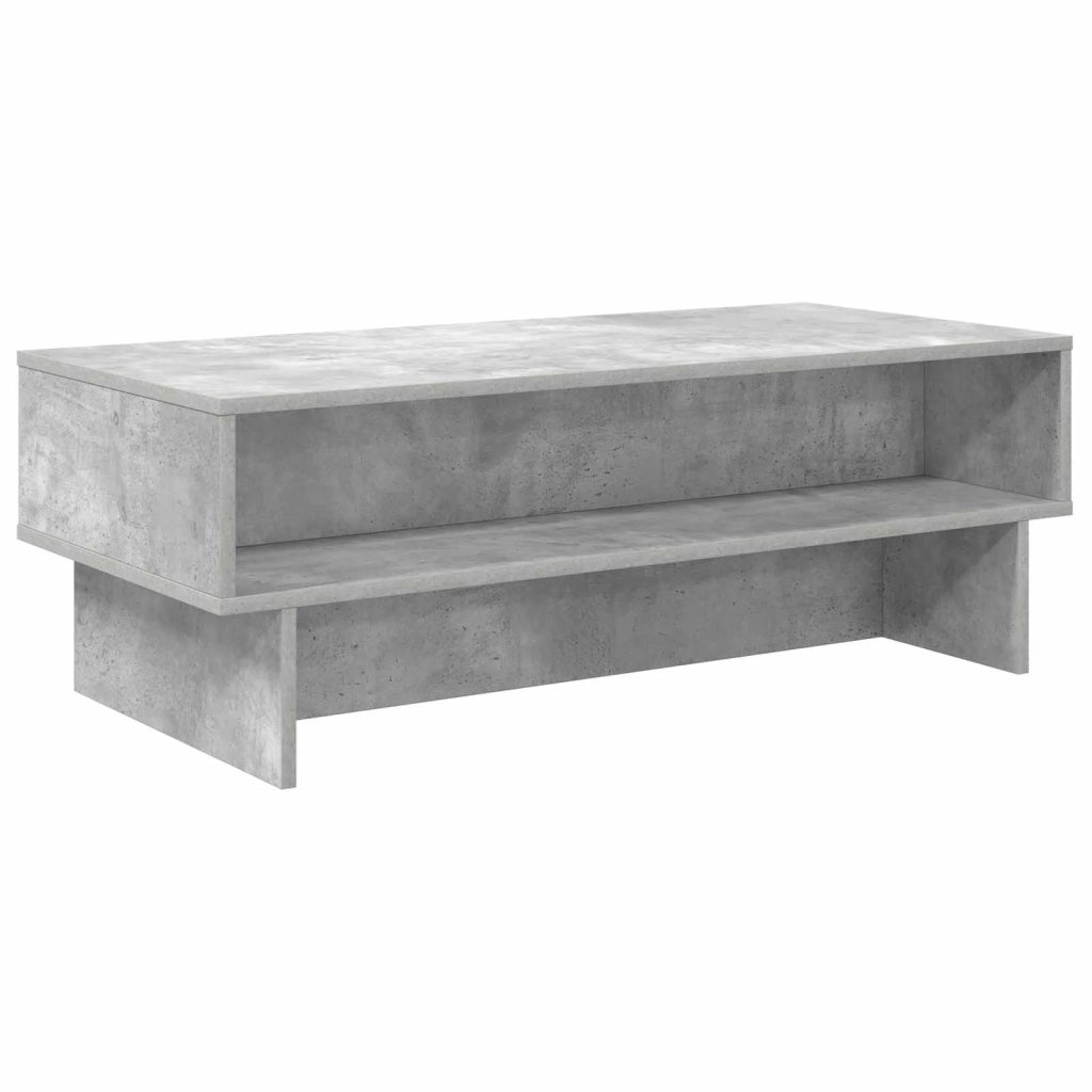Tavolino da salotto Grigio cemento 100 x 46 x 35 cm