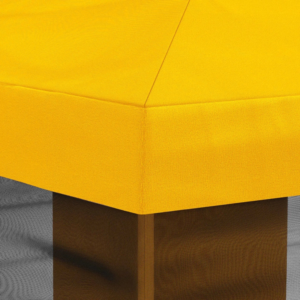 Copertura Gazebo con Pareti Laterali Giallo 600,5 x 300,5 cm 900442