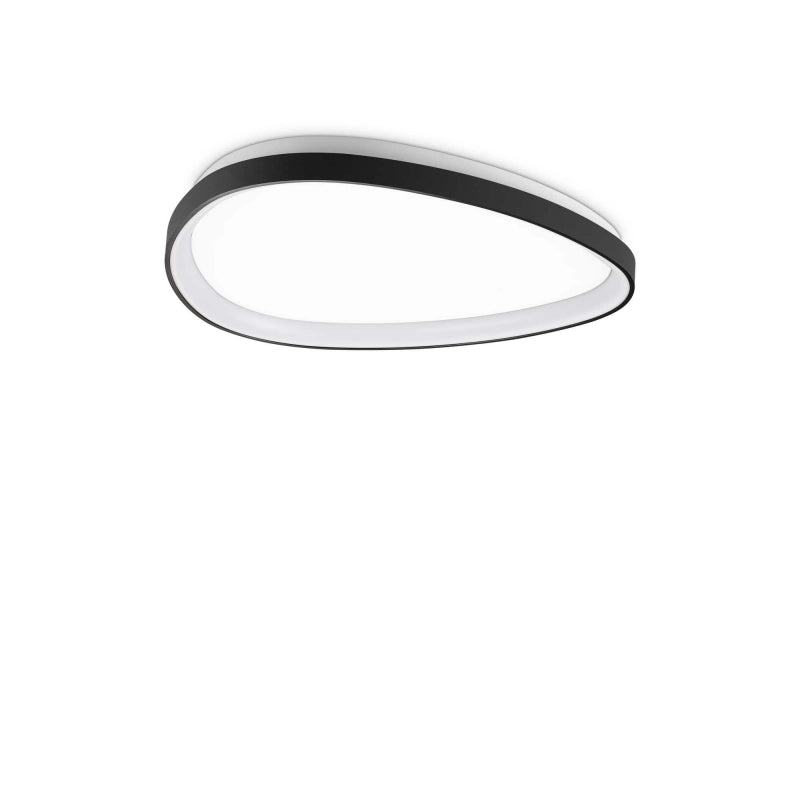 Lampada Da Soffitto Gemini Pl D061 On-Off Nero Ideal-Lux