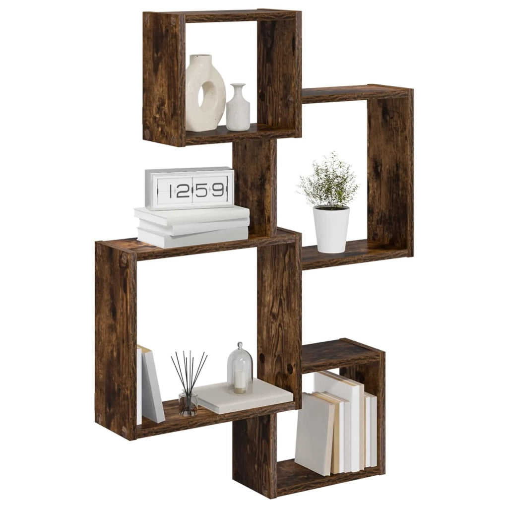 Mensole Cubo da Parete A parete Marrone 64 x 13,5 x 91,5 cm 8012128