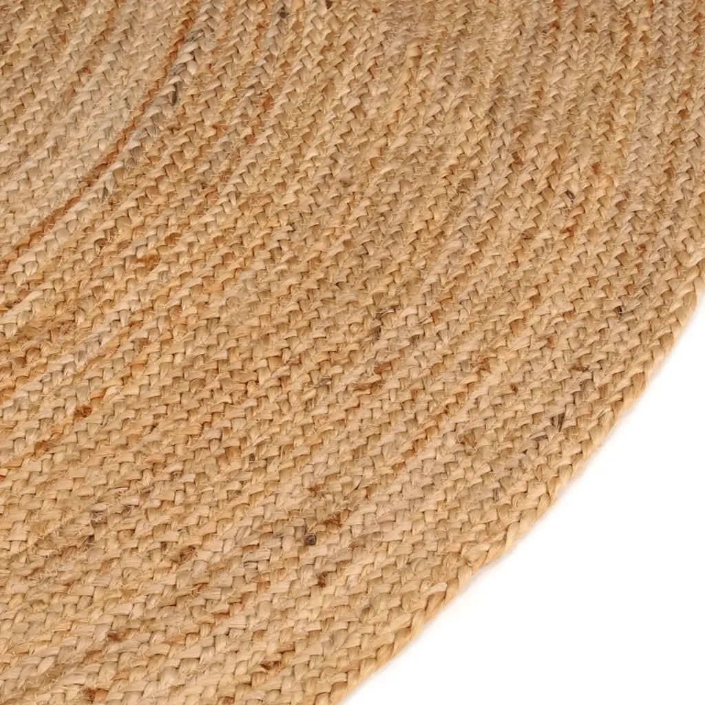 Tappeto in Juta Intrecciata 210 cm Rotondo 343585