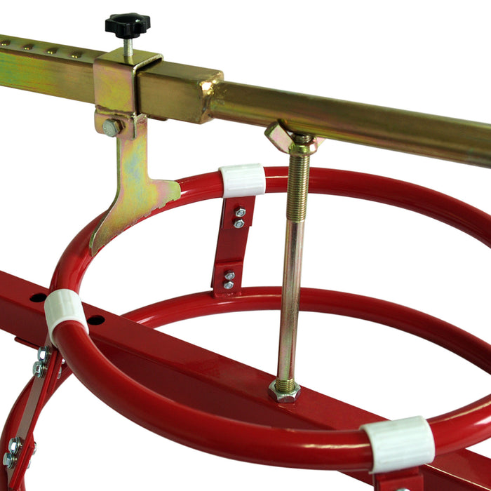 Dispositivo per montaggio smontaggio gomme da moto 431,8-533,4mm (17-21 pollici)