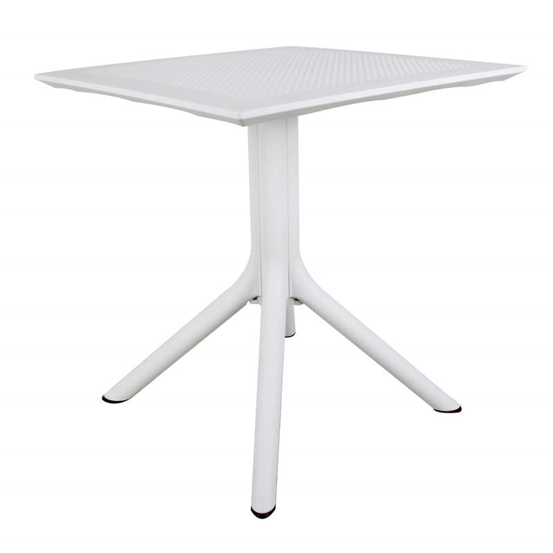 TAVOLO JARVIS DA BAR QUADRATO 70X70X75 CM COLORE BIANCO OKX