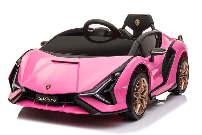 Macchina Elettrica per Bambini Licenza Ufficiale Lamborghini Sian 10,8V 5,4Ah Rosa