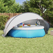 Dome Piscina Grigio e arancione 405 x 405 x 192 cm