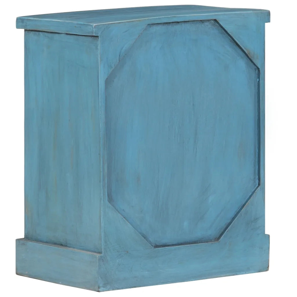 Comodino | Armadio da Notte | Mobiletto da notte in Legno Massello di Mango 40x30x50 cm