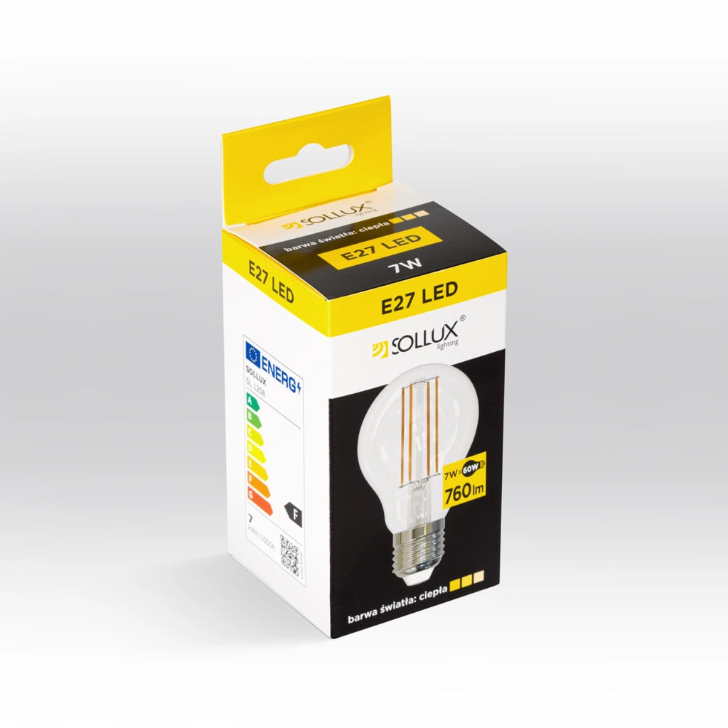 Lampadina LED E27 3000K 7W 760lm