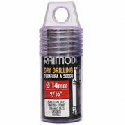 Foretto diamantato a secco raimondi attacco m14 per gres e marmo *** misura Ø14 mm (9/16”) , confezione 1