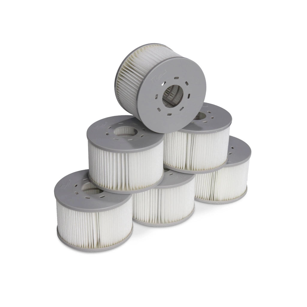 Set di 6 cartuccia filtrante per spa, grigio