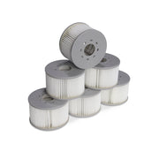 Set di 6 cartuccia filtrante per spa, grigio