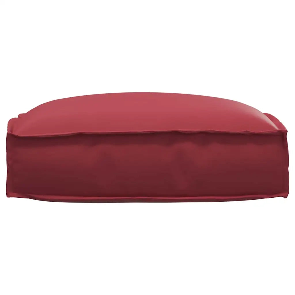 Cuscino Rosso Vino 50 x 50 x 12 cm Tessuto Oxford 42001474