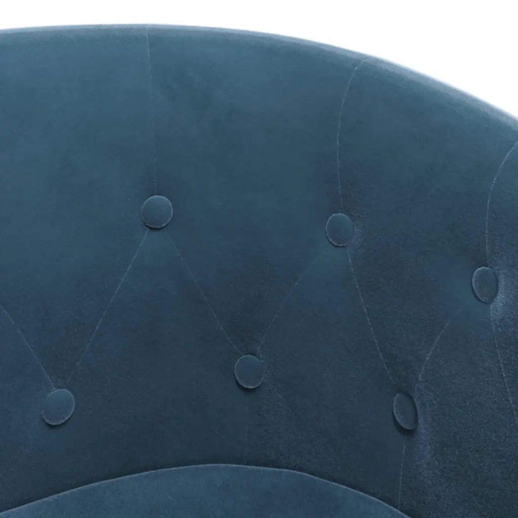 Poltrona | Sedia Relax Cabriolet Blu Scuro in Velluto