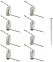 Kit di sostituzione per clip capelli - 8 pezzi - Clip metallico - Dimensioni 10 mm - Clip per capelli
