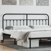 Testiera di Ricambio in Metallo Nero 200 cm 352616
