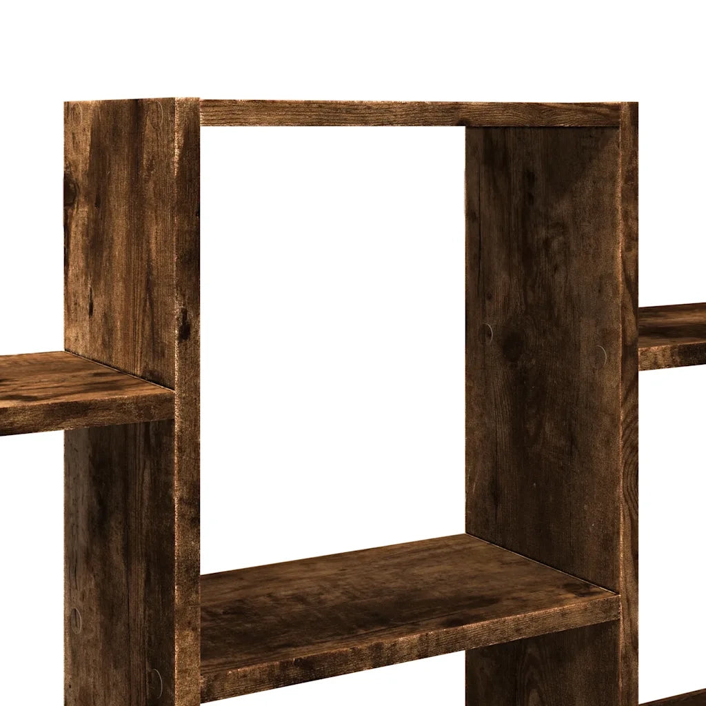 Mensola a Muro Rovere Fumo 159x18x66 cm in Truciolato 853303
