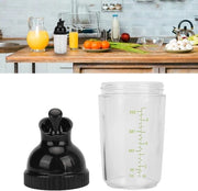 Mixer per Insalate 200 Ml | Contenitore per Insalate | Contenitore per Insalate con Coperchio | BPA libero | Prevenire la Fuga | Contenitore per Insalate con Coperchio | Contenitori di Cucina - Nero