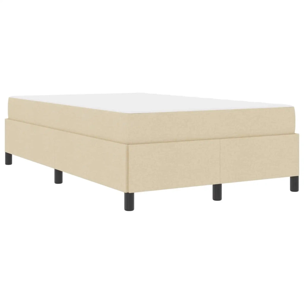 Letto a molle Crema 120 x 200 cm Tessuto 3398855