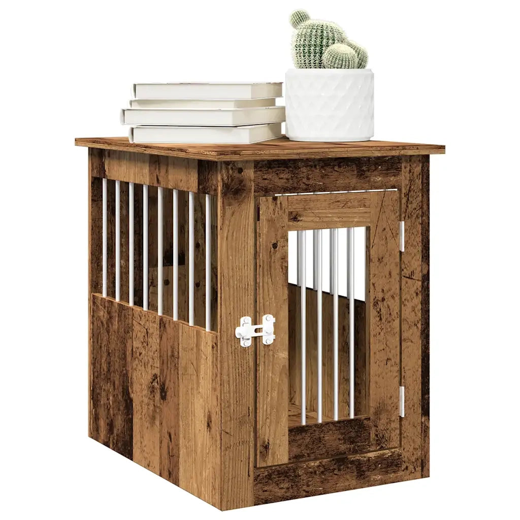 Gabbia Cani da Arredamento Legno Antico Legno Multistrato CFW3705578
