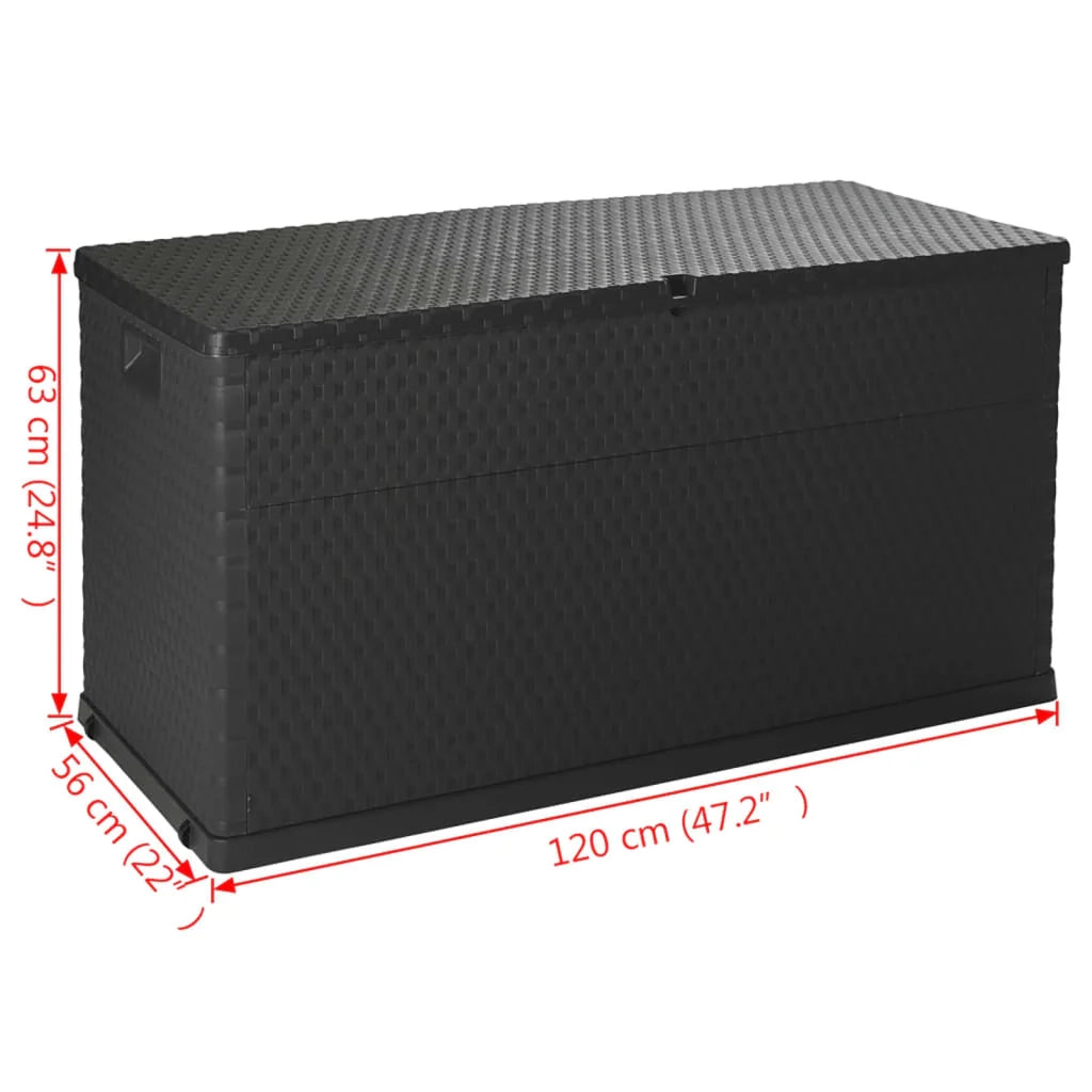 Baule da giardino 120 x 56 x 63 cm pp rattan antracite 02_0013134