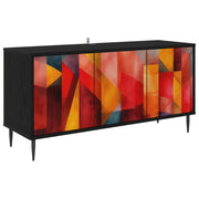 Mobile TV HEESCH 102 x 33 x 51 cm Rovere Nero 8007098