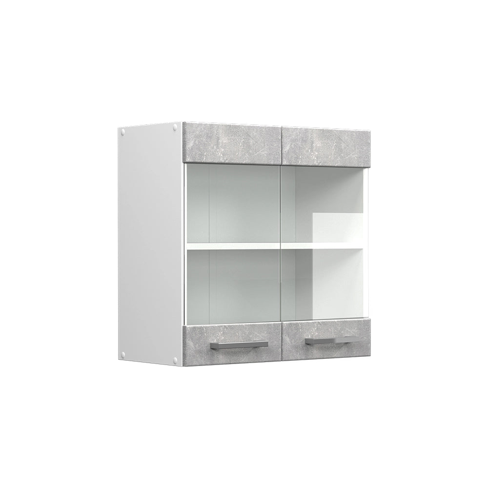 Vicco Frontale cucina Calcestruzzo 59.2 x 59 cm frontale del mobile per pensile con vetro