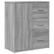 Credenza | Madia | Buffet da pranzo | Armadio da pranzo Grigio Sonoma 60x31x70cm in Legno Multistrato