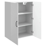 Armadietto a Muro | Mobiletto a muro Bianco Lucido 66 x 34,5 x 90 cm