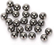 Nail Art con Palle di Acciaio - 3 Colori 6 Dimensioni Mini Perle Metalliche per Nail Charms Design (Nero) .