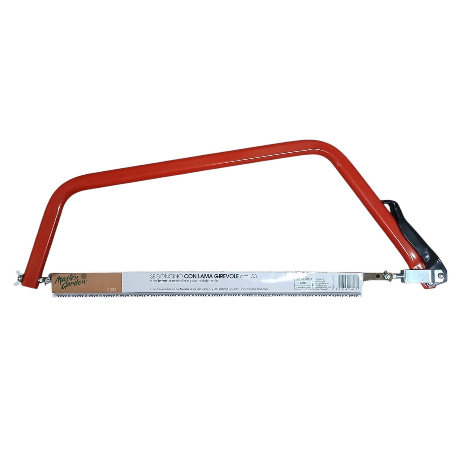 SEGONCINO 53CM CON LAMA A DENTATURA A CASTELLO.