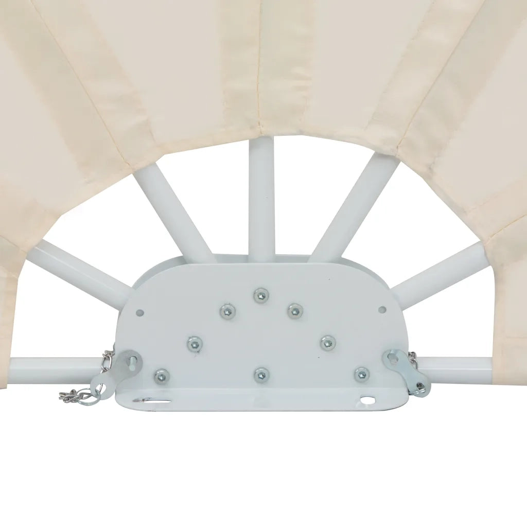 Tenda Laterale per Terrazza Pieghevole Crema 160 cm 44577