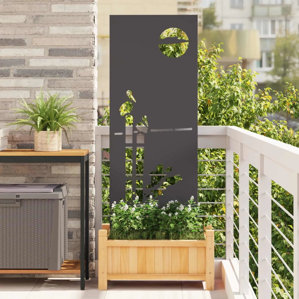 Schermo per privacy in giardino Traforo Nero 50 x 140 cm CFW9083933