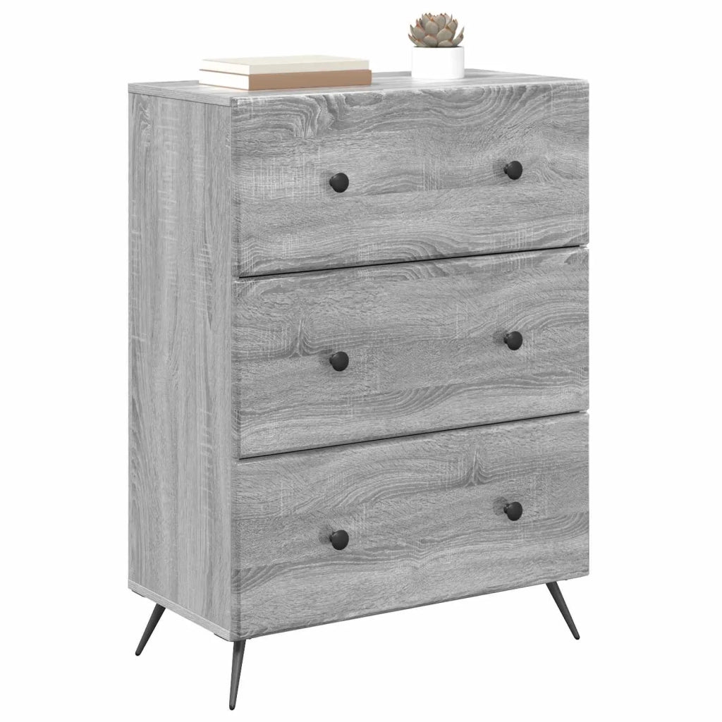 Mobile con Cassetti Grigio Sonoma 66 x 34,5 x 90 cm 895531