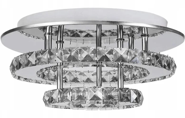 Lampada Da Soffitto Cristallo Plafoniere Led 20w Rotondo App412-c App412-c