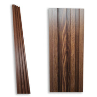 Yukon - Pannello effetto legno doghettato in WPC alta densità KIT DA 4.8 MQ