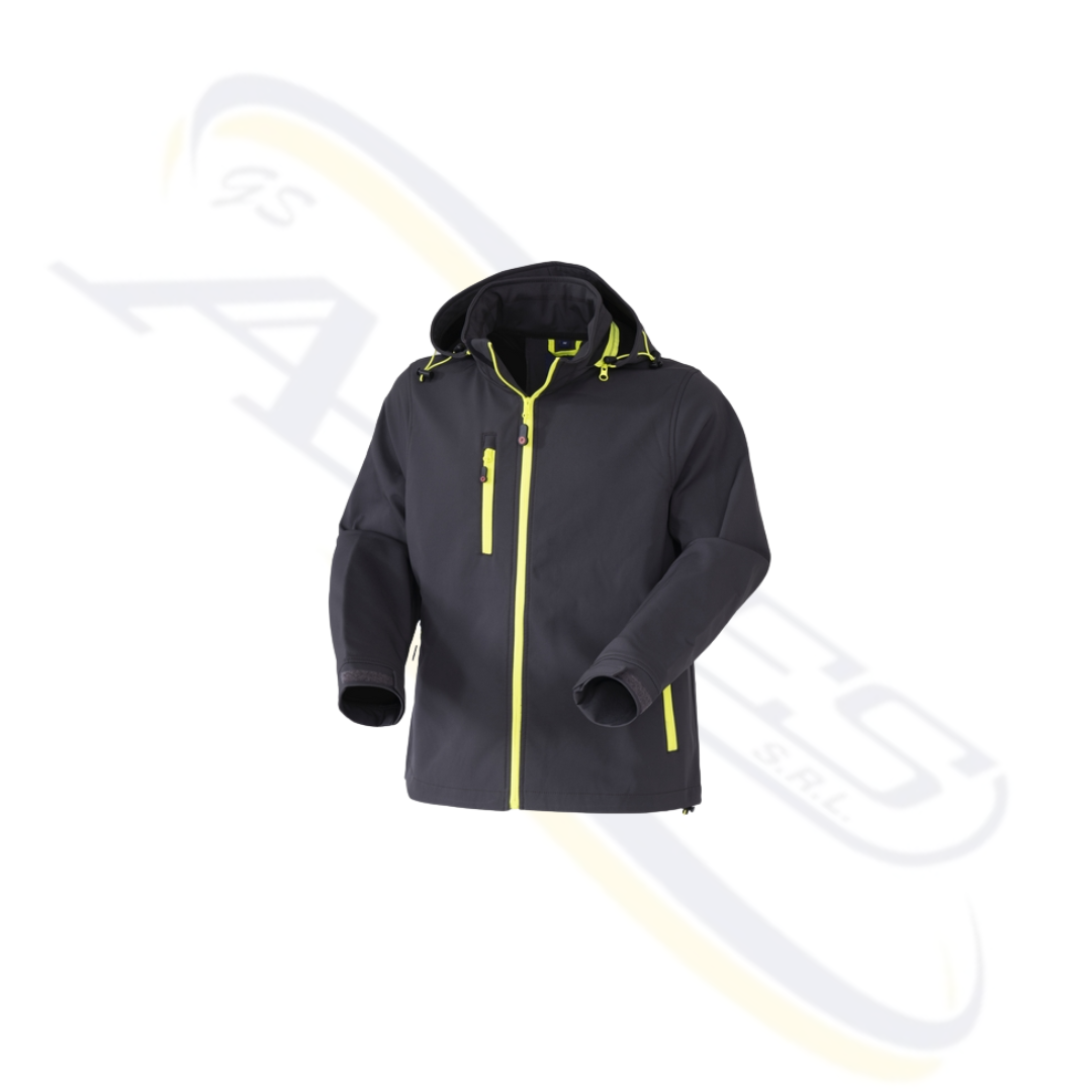 GIUBBOTTO SOFTSHELL R BOOST ANTRACITE ROSSINI Taglia: 3XL