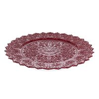 SOTTOPIATTO ROSSO BIZZOTTO SHIMMER D33X1,7H