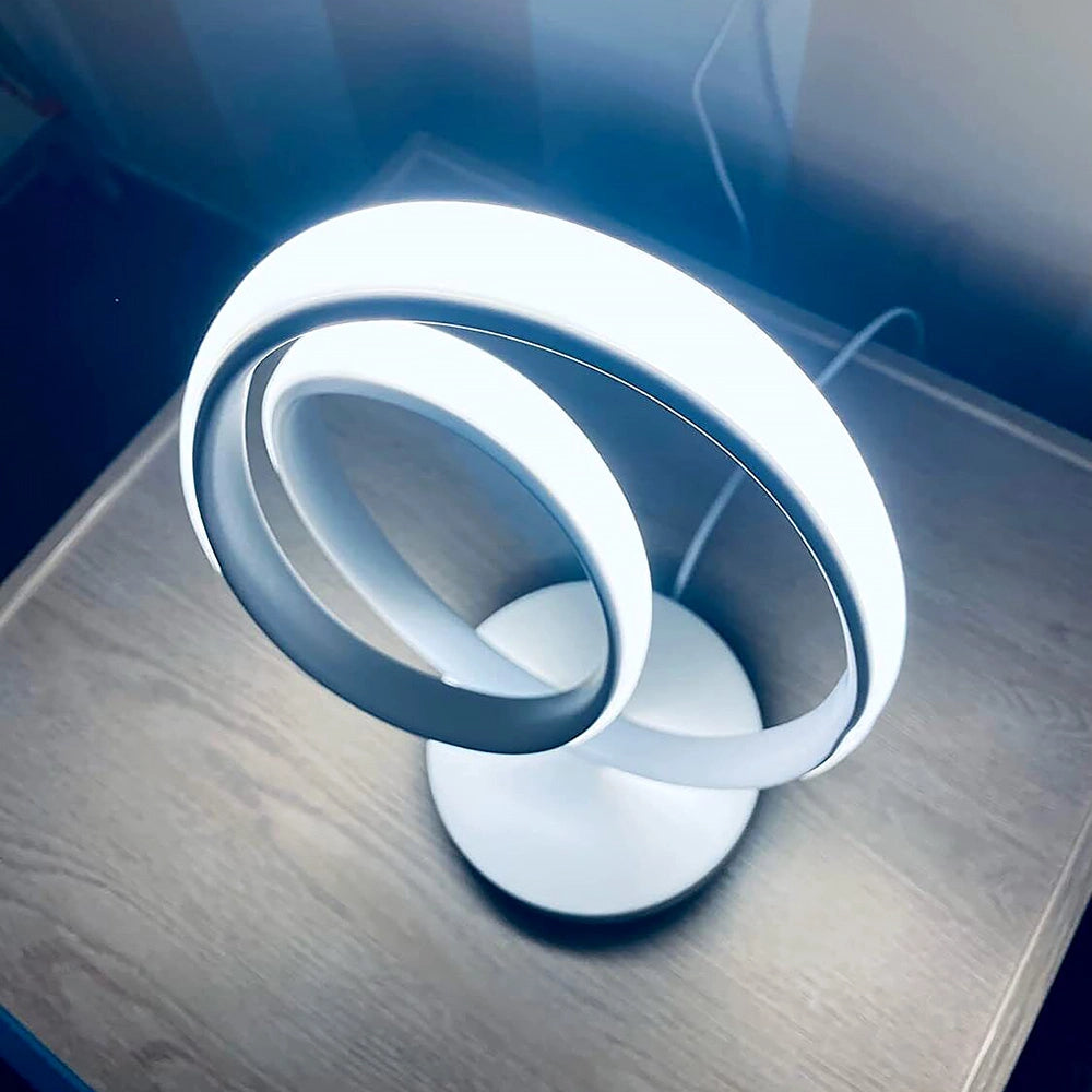 Lampada da Scrivania Comodino Notturna alta Illuminazione a Led Design Moderno