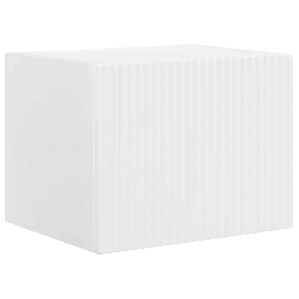 Set di Mobiletto da TV a Parete Montaggio a parete 6 pcs Bianco
