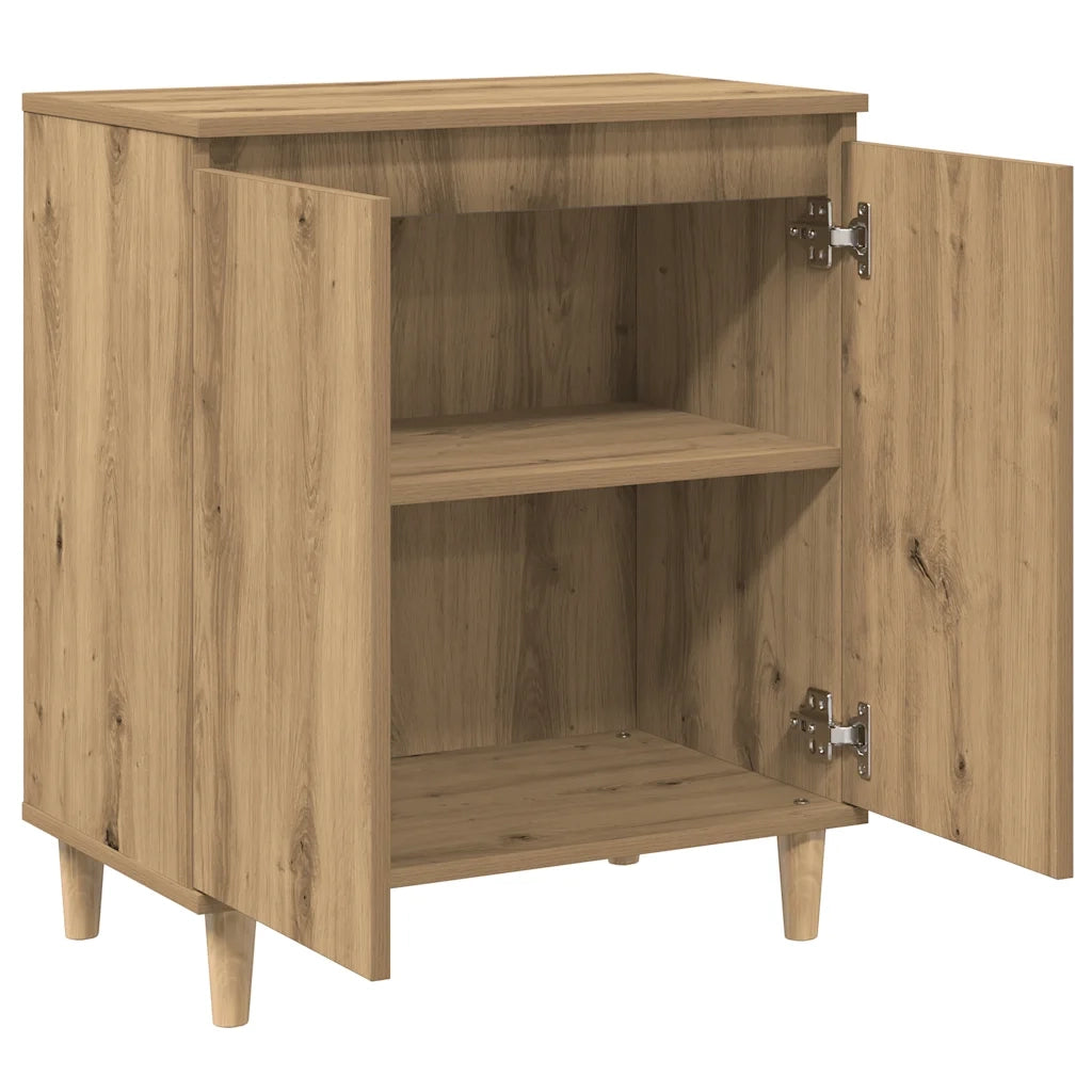 Credenza Rovere Artigianale 60x35x70 cm in Legno Multistrato 856477
