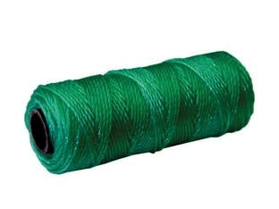 FILO VERDE PER EDILIZIA IN POLIPROPILENE- - mt.100 - 5 matassa
