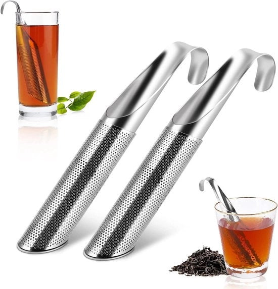Diffusori per spezie in acciaio inossidabile per tè e caffè - Diffusore per spezie per tè - Set da 2 pezzi