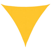 Vela Parasole 160 g/mÂ² Gialla 3,6x3,6x3,6 m in HDPE