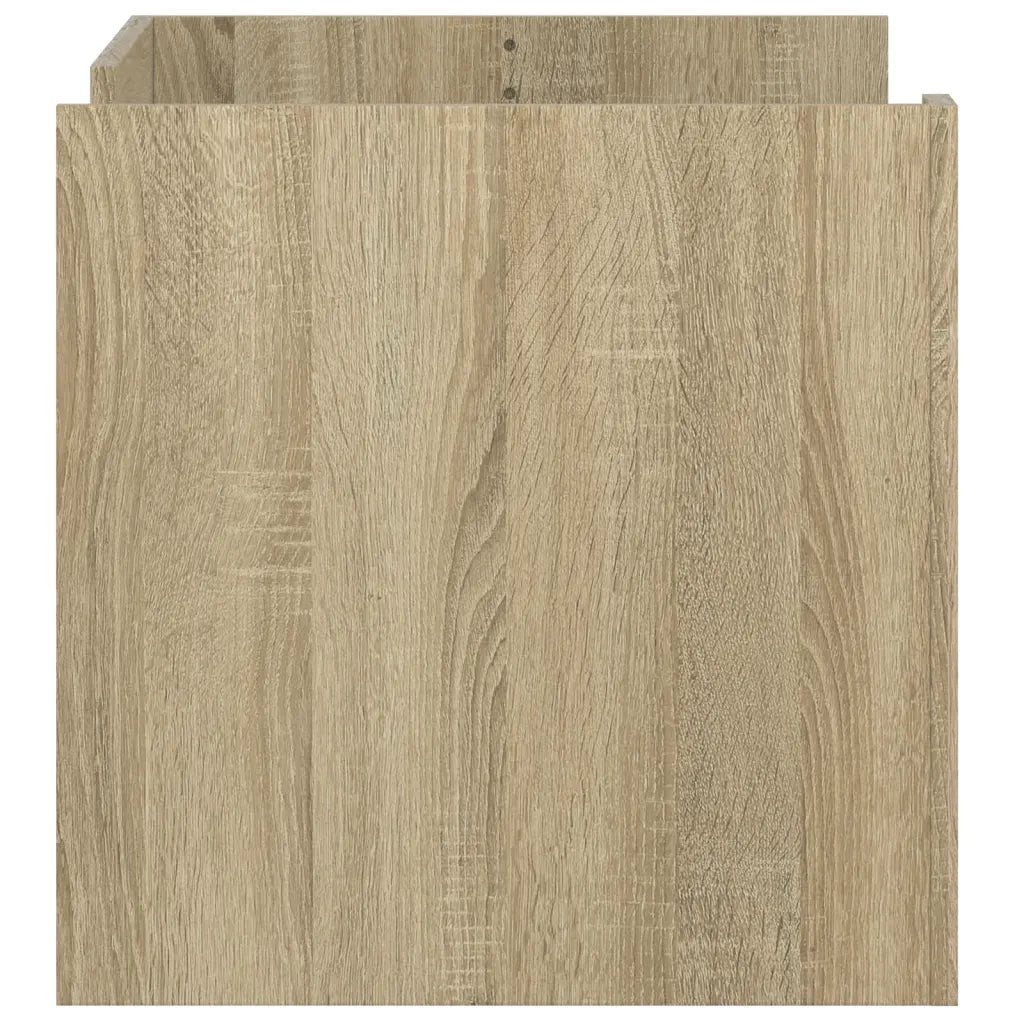 Tavolino da Salotto Rovere Sonoma 80x50x50 cm Legno Multistrato 848355