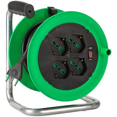 AVVOLGICAVO ZEUS FME  2P+T 16A BIPASSO SCHUKO X4 n°XMMQ 3X10 MT 15
