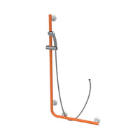 Saliscendi angolare con maniglia 120x60 arancio