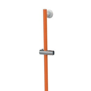 Saliscendi angolare con maniglia 120x60 arancio senza doccino e flessibile
