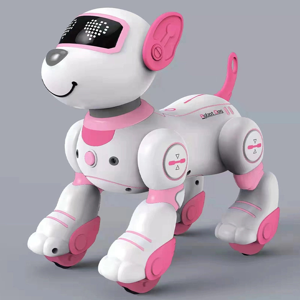 Cane Robot Radiocomandato Cagnolino Interattivo Giocattolo con Comandi Vocali